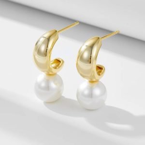 KSE230 Elegant Pearl Earrings with Mother of Pearls and Mother of Pearl for Women Jewelry